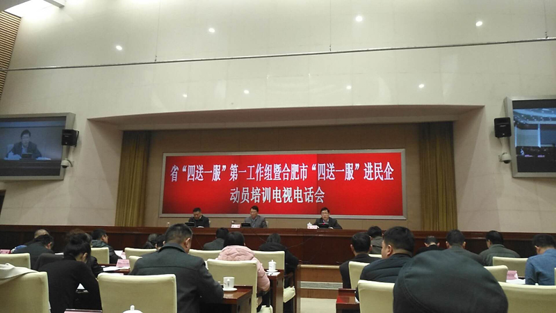 省“四送一服”進(jìn)民企動(dòng)員培訓(xùn)電視電話(huà)會(huì)